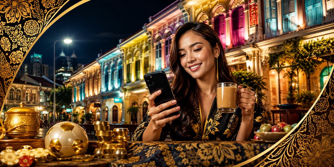 Pengguna Pulau Pinang memainkan kasino mudah alih blackjack dengan gaya batik tempatan